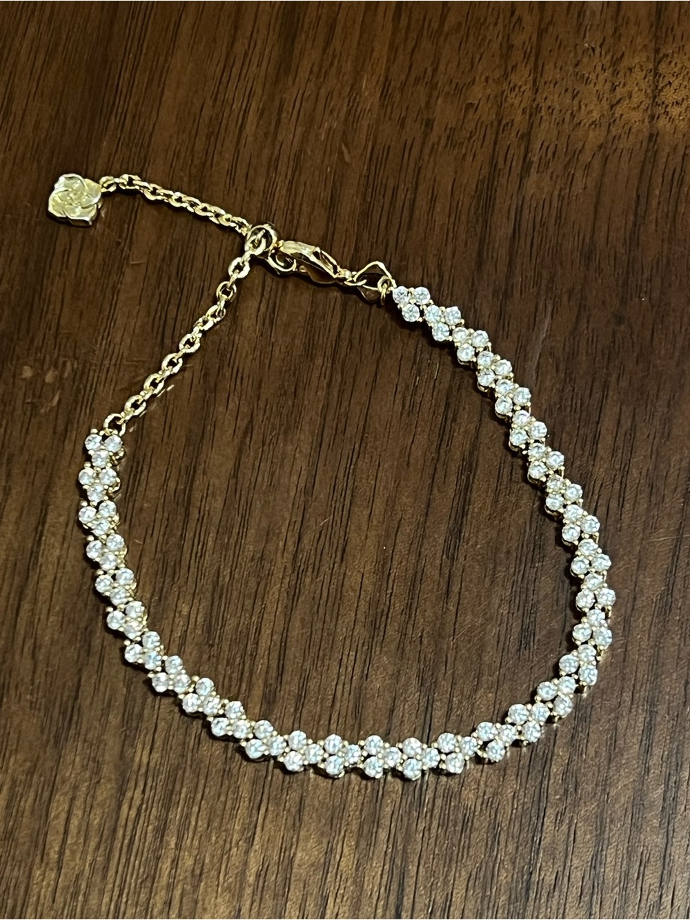 Kendra Scott Gold Emery Tennis Bracelet